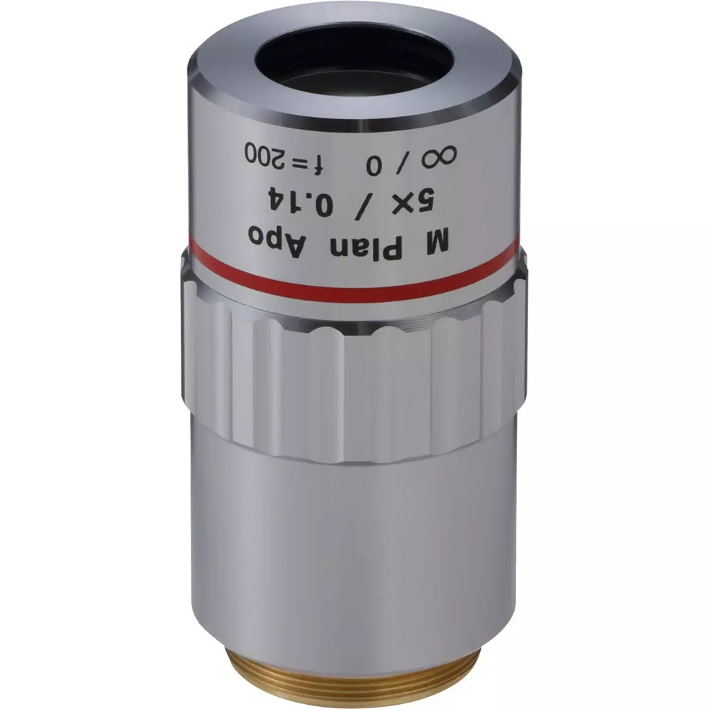 Mitutoyo Objective Lens Correspondence 2 μm Resolution, M PLAN APO 5x