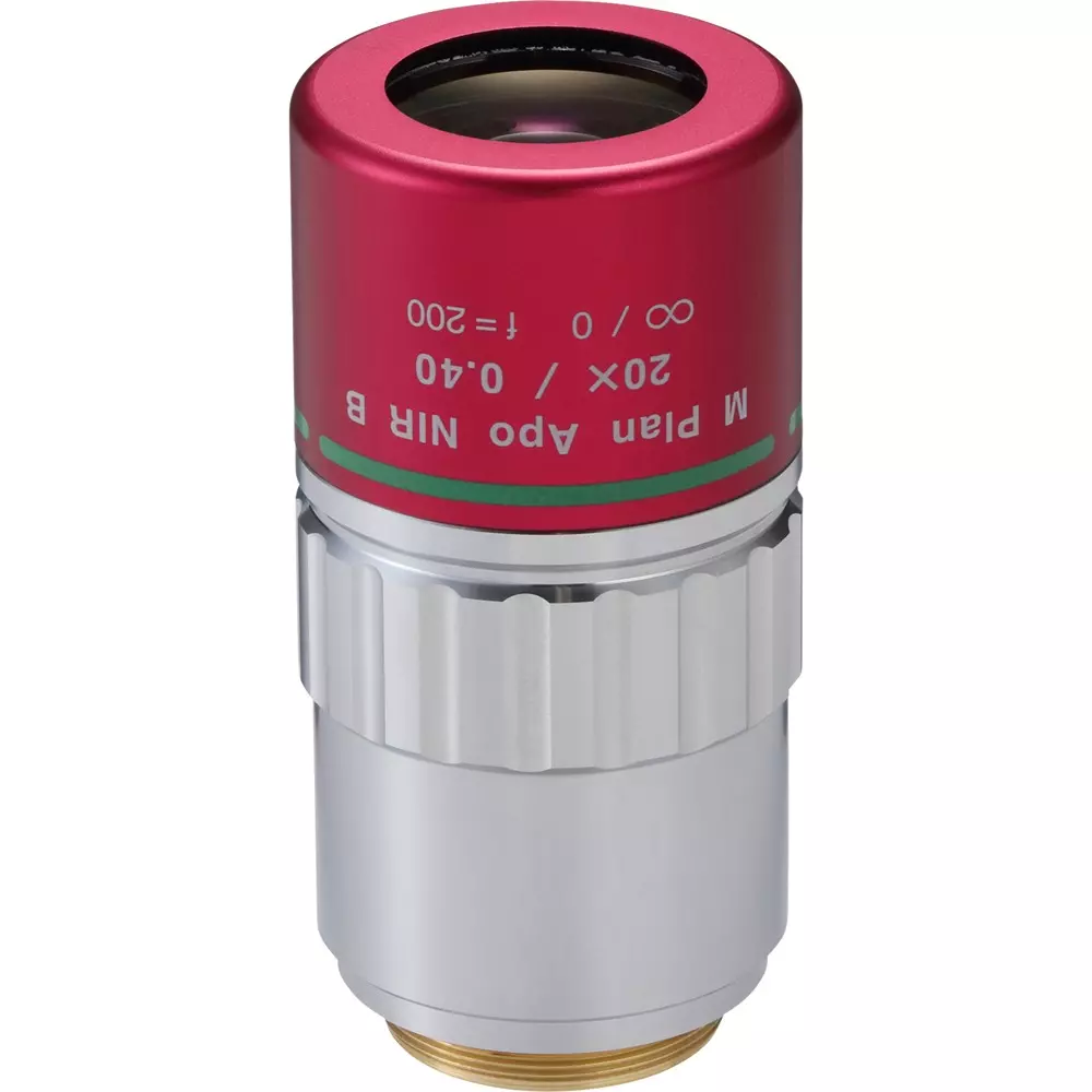 Mitutoyo Objective Lens Correspondence 0.7 μm Resolution, M PLAN APO NIR B 20x