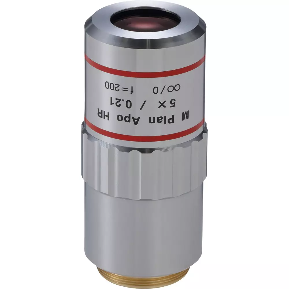 Mitutoyo Objective Lens Correspondence 1.3 μm Resolution, M PLAN APO HR 5x