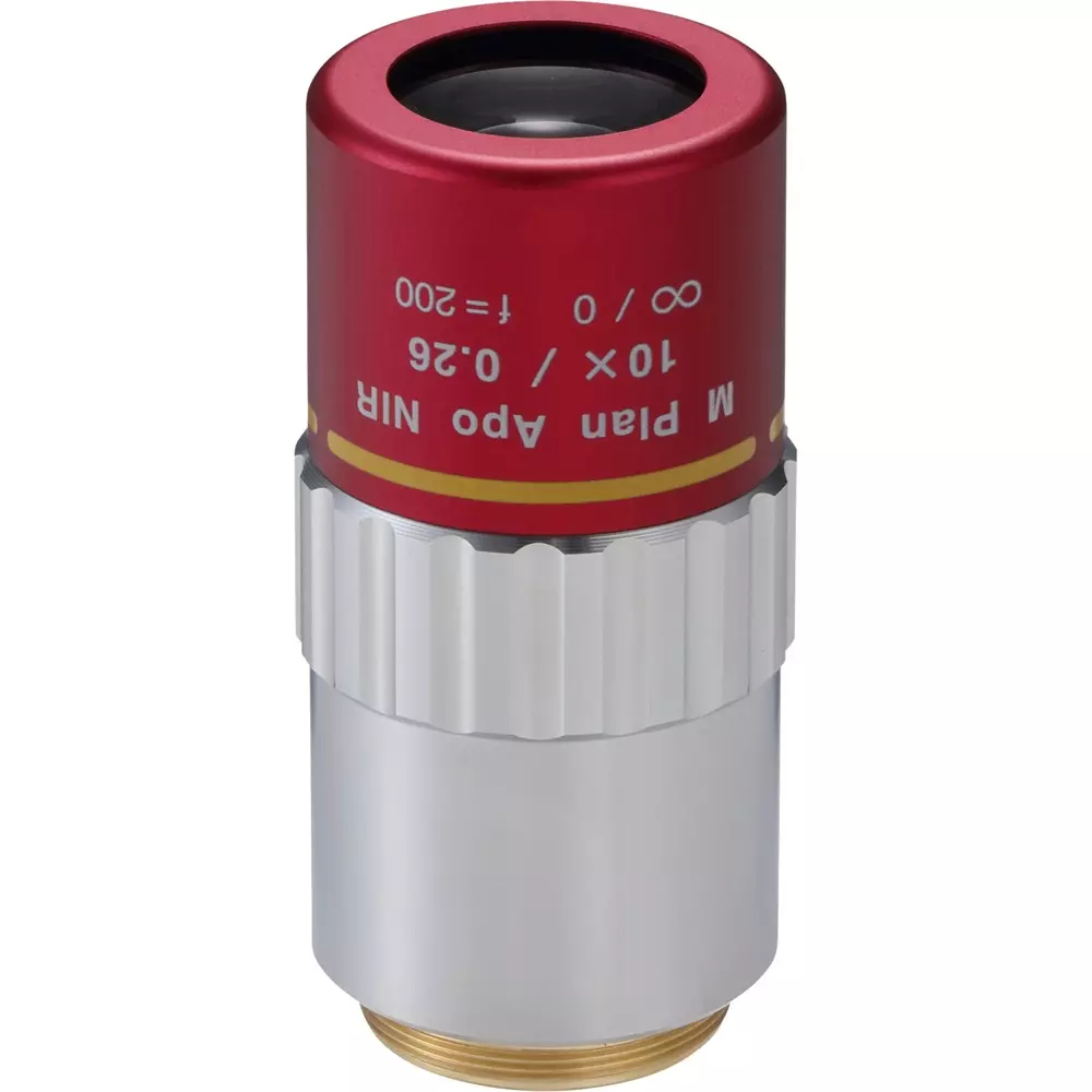 Mitutoyo Objective Lens Correspondence 1.1 μm Resolution, M PLAN APO NIR 10x