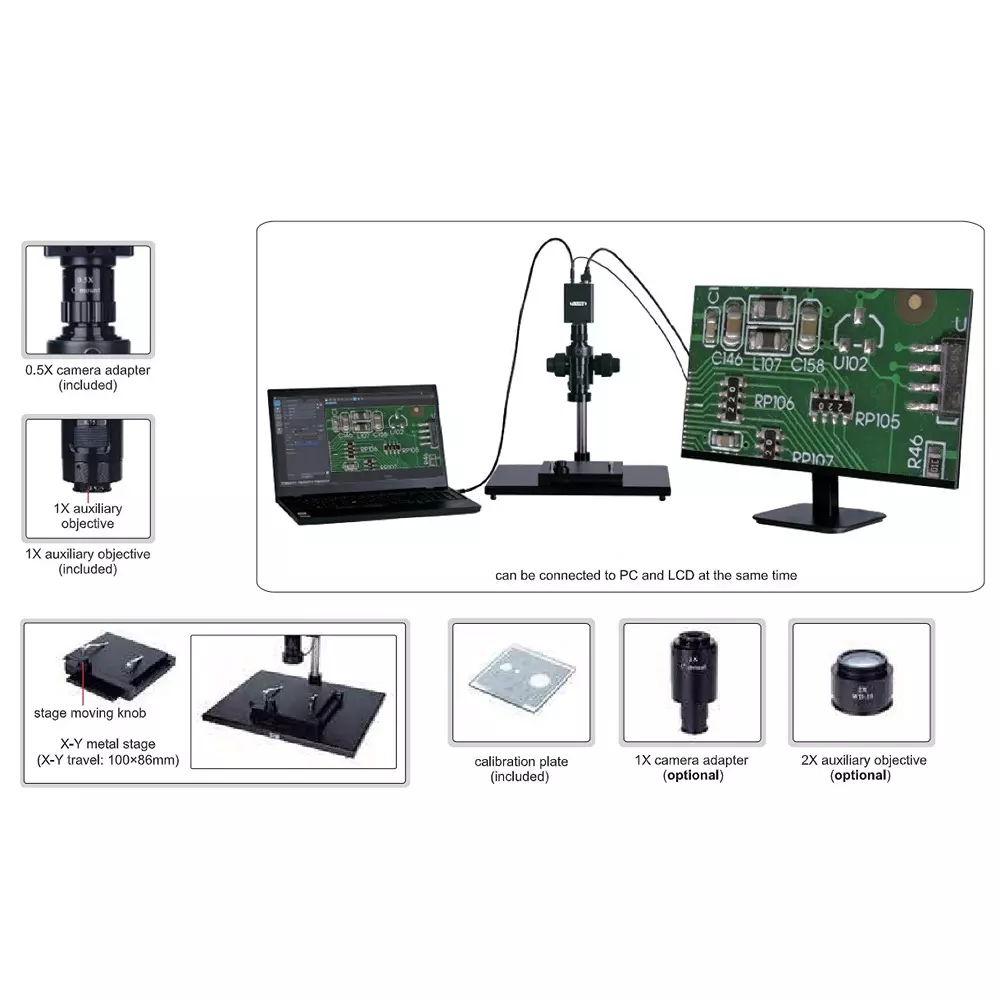 insize-auto-focus-measuring-microscope-with-20x--123x-magnification-and-60-fps-frame-rate-5315-af103