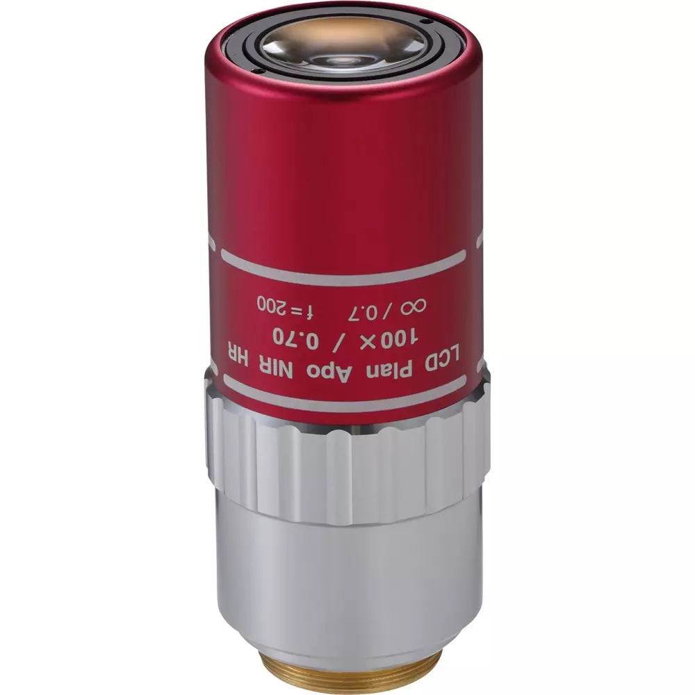 Mitutoyo Objective Lens Correspondence 0.4 μm Resolution, LCD PLAN APO NIR HR 100x(t0.7)