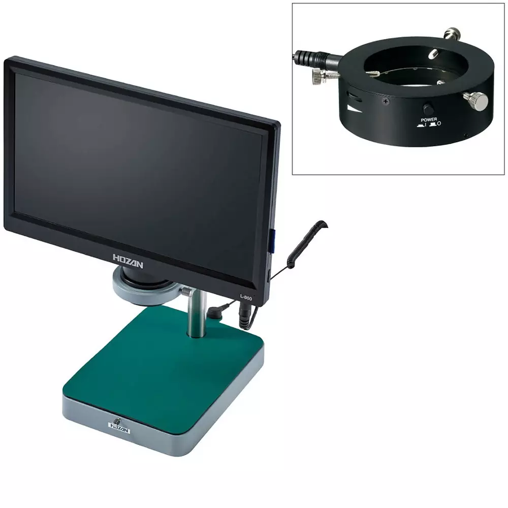 hozan-microscope-with-monitor-150-to-45-mm-operation-distance-l-kit554