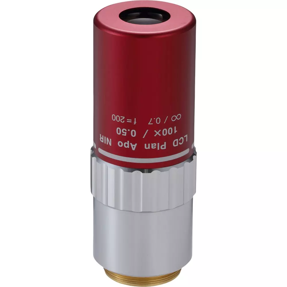 Mitutoyo Objective Lens Correspondence 0.6 μm Resolution, LCD PLAN APO NIR 100x(t0．7)