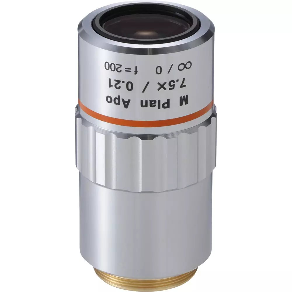 Mitutoyo Objective Lens Correspondence 1.3 μm Resolution, M PLAN APO 7.5x
