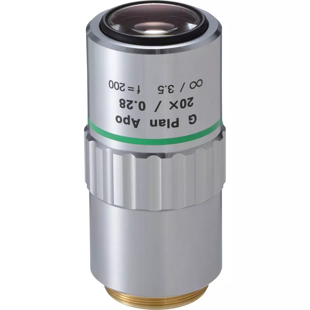 Mitutoyo Objective Lens Correspondence 1 μm Resolution, G PLAN APO 20x(t3.5)