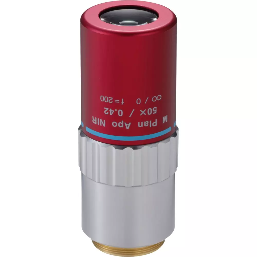 Mitutoyo Objective Lens Correspondence 0.7 μm Resolution, M PLAN APO NIR 50x