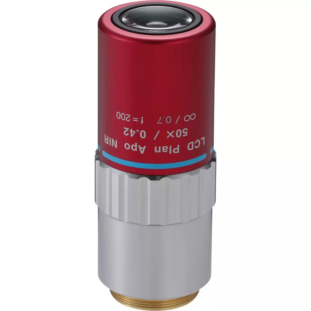 Mitutoyo Objective Lens Correspondence 0.7 μm Resolution, LCD PLAN APO NIR 50x(t0.7)