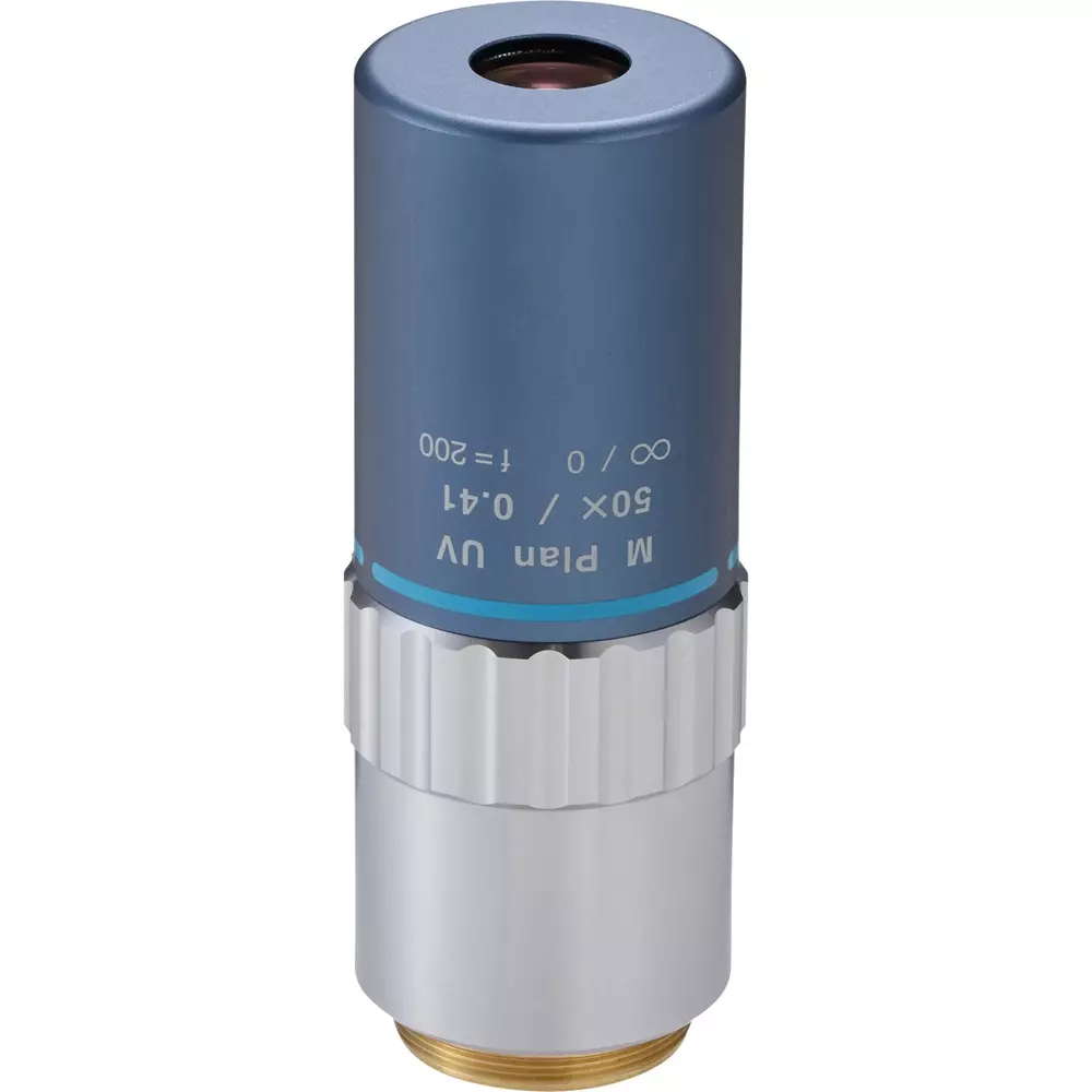 Mitutoyo Objective Lens Correspondence 0.7 μm Resolution, M PLAN UV 50x