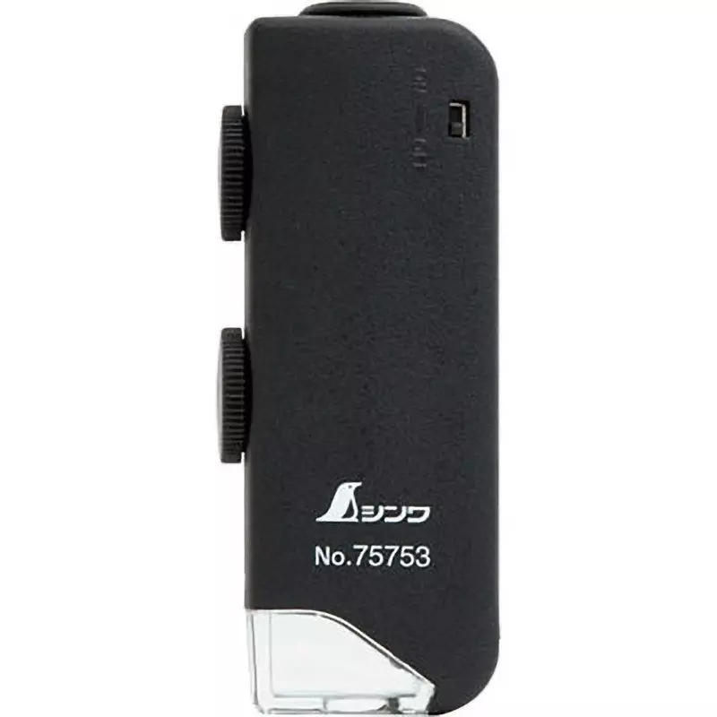 Shinwa Rules Loupe Pocket Microscope 83x33x20 mm, 75753