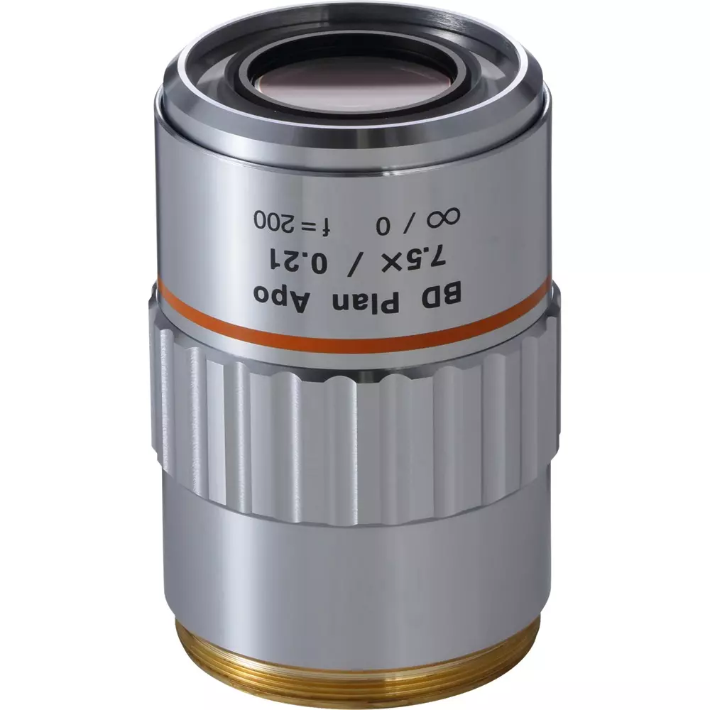 Mitutoyo Objective Lens Correspondence 1.3 μm Resolution, BD PLAN APO 7.5x