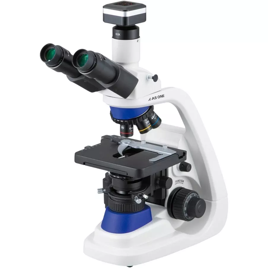 AS ONE EC Plan Lens Biological Microscope Camera Set AC 100 to 240 V (50/60 Hz), MP38C500N