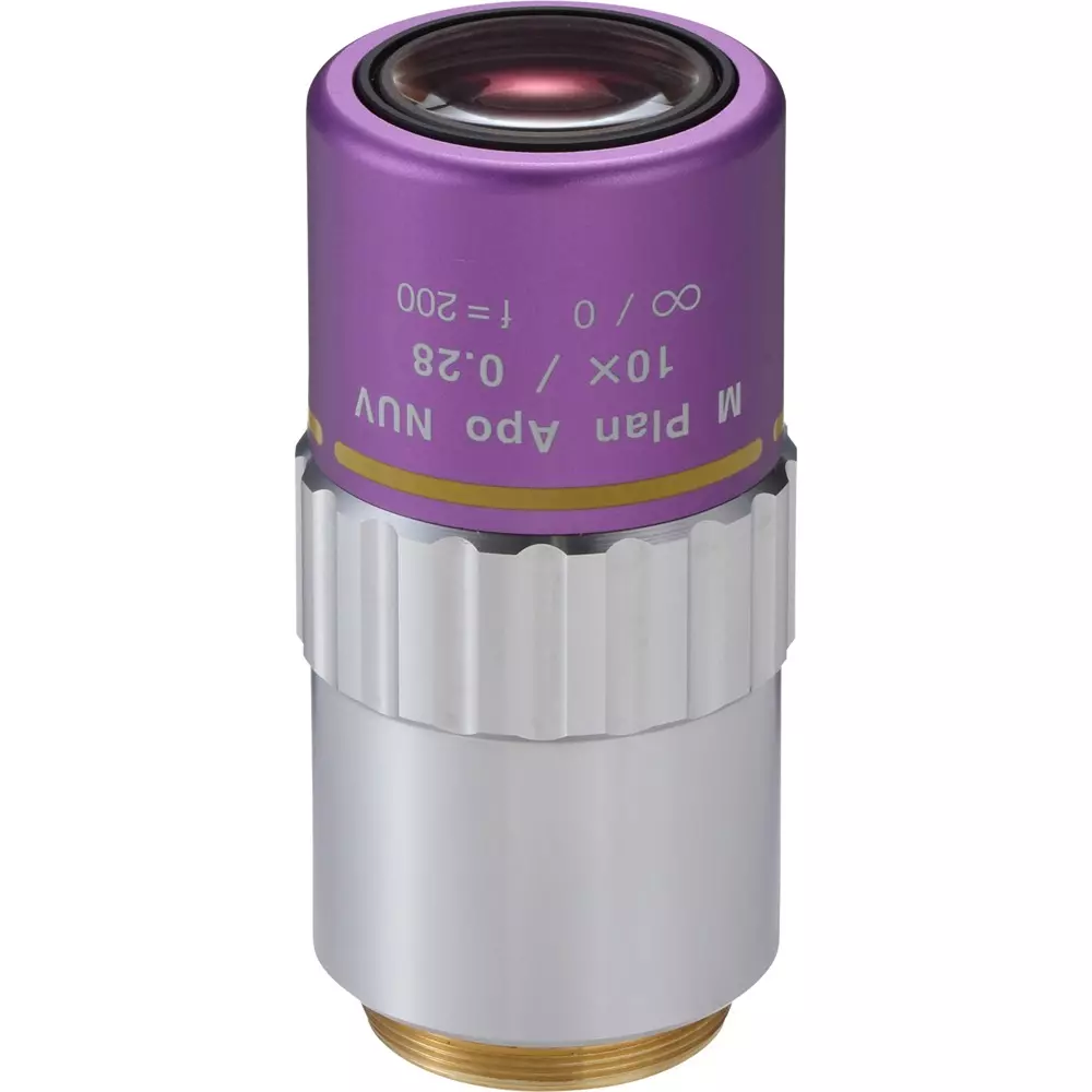 Mitutoyo Objective Lens Correspondence 1 μm Resolution, M PLAN APO NUV 10x