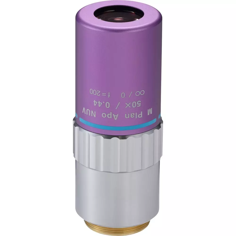 Mitutoyo Objective Lens Correspondence 0.6 μm Resolution, M PLAN APO NUV 50x