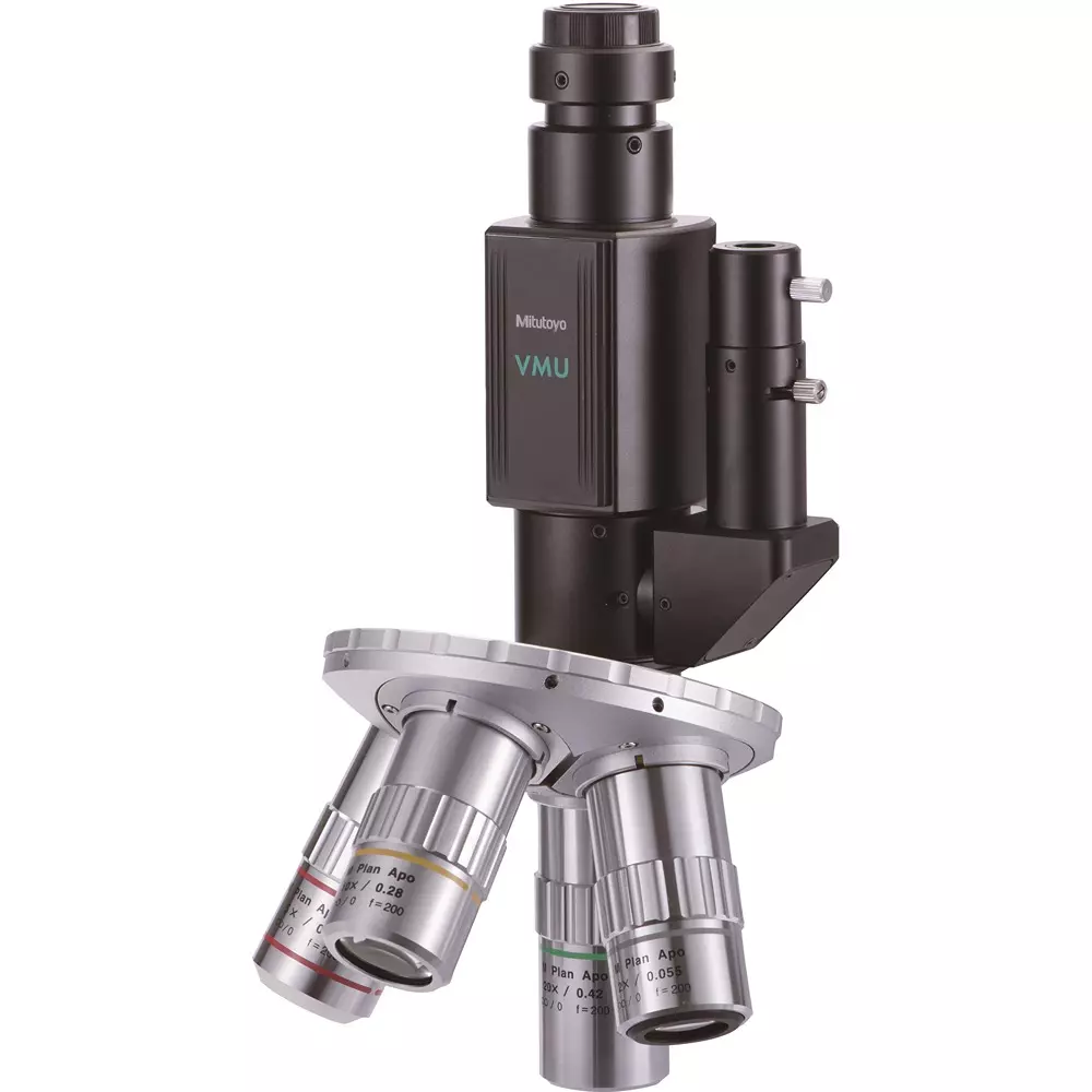 Mitutoyo Microscope Options Correspondence for Objective lenses: 4 Holes, Manual revolving nosepiece