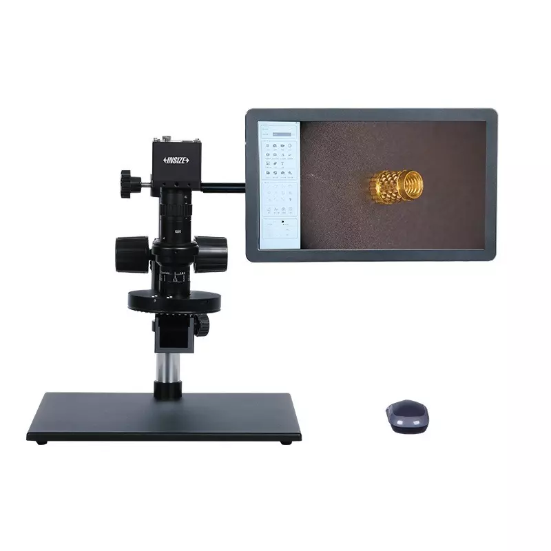 INSIZE 2D/Manual Rotation 3D Microscope With Display with 11X - 94X Magnification and 60 fps Frame Rate, 5328-ML10