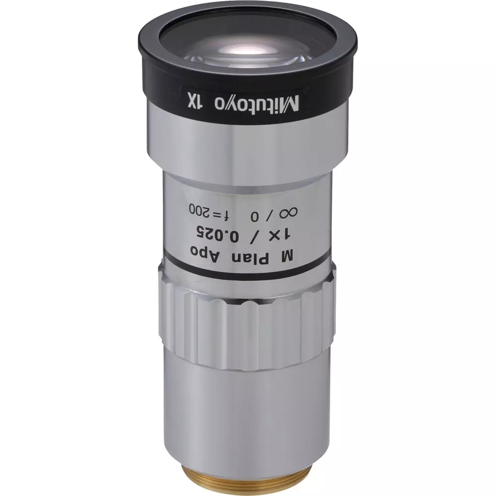Mitutoyo Objective Lens Correspondence 11 μm Resolution, M PLAN APO 1x