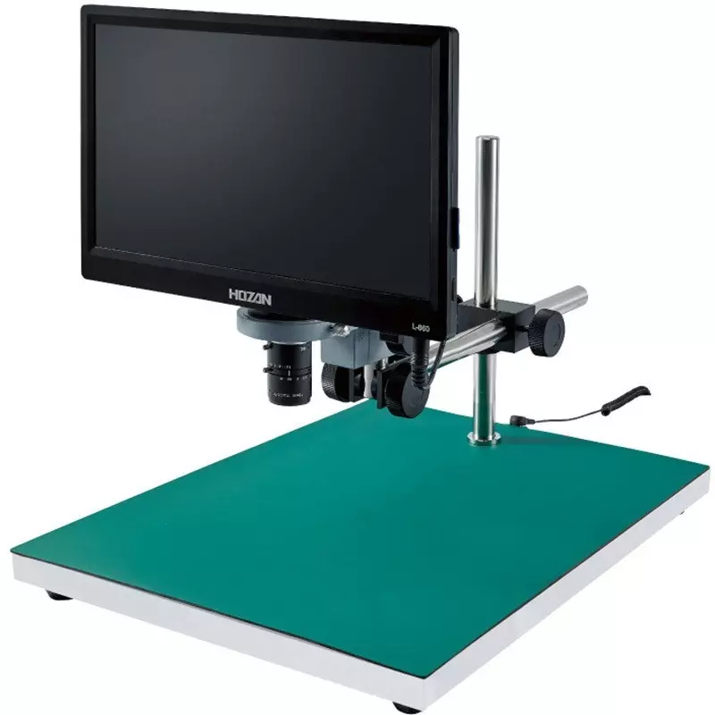 HOZAN Microscope with Monitor 265 to 100 mm Operation Distance, L-KIT563