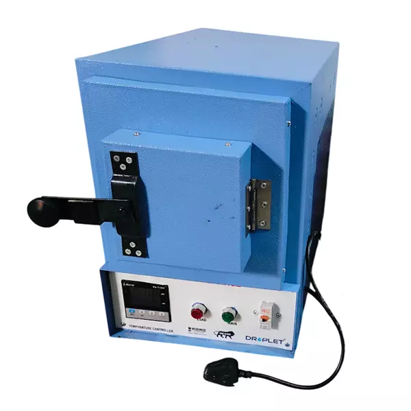 Sharma Stainless Steel Electric Muffle Furnace, 4x4x9 inch, MF950