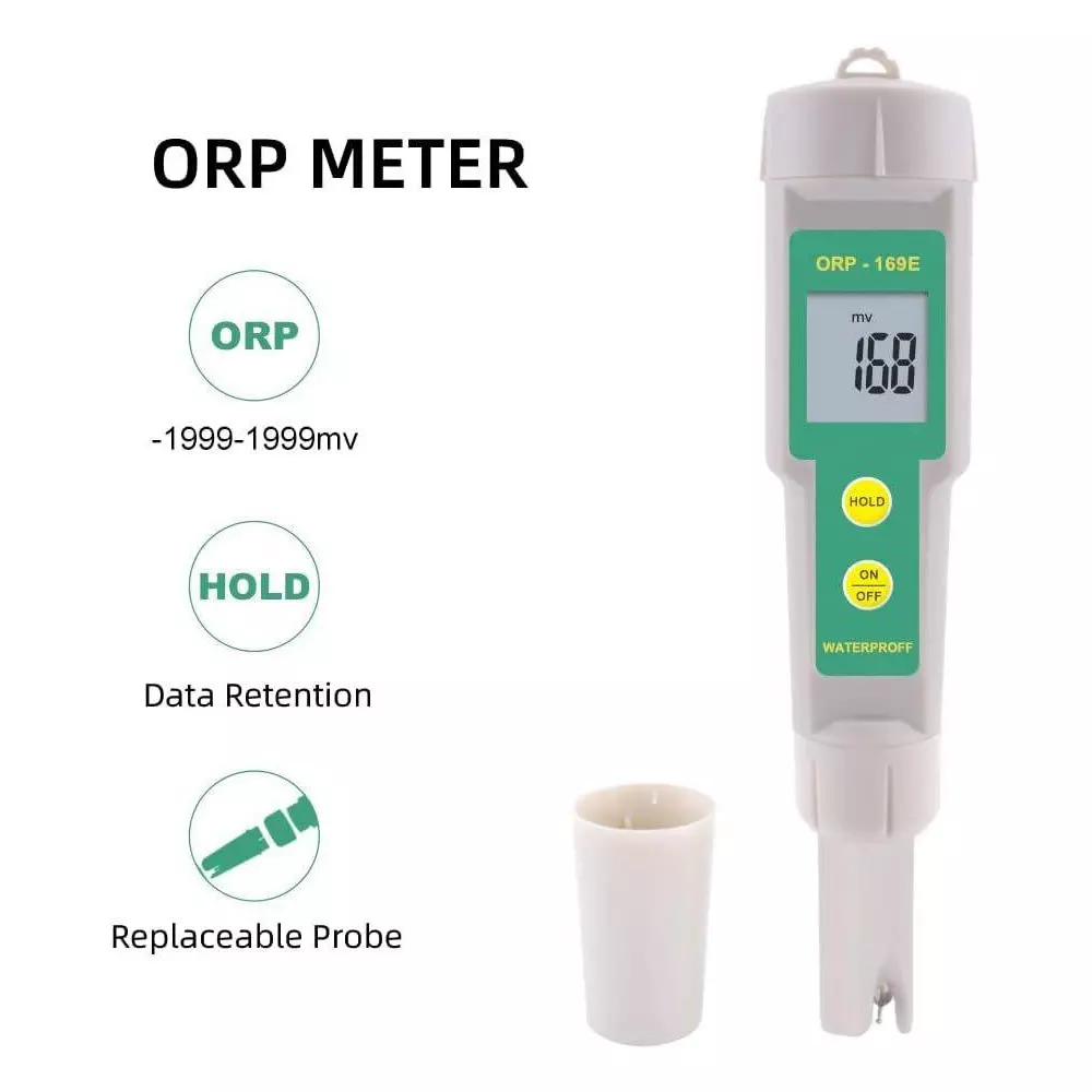 KERRO 2 in 1 ORP Measure Meter Pen Type with 0 - ±1999 mV Measurement Range and ±5 mV Accuracy, ORP-169E