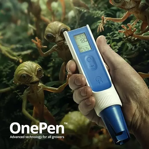 Bysafe OnePen 3-in-1 Temperature, EC/PPM and pH Meter With LCD Display and IP68 Rating, 1T-M4G0-4MI6