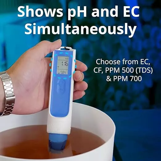 Bysafe OnePen 3-in-1 Temperature, EC/PPM and pH Meter With LCD Display and IP68 Rating, 1T-M4G0-4MI6