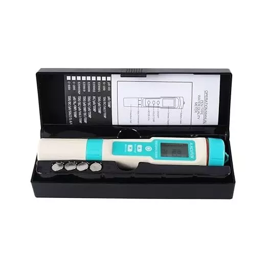 Bysafe 7-in-1 Digital Water Quality Meter with Digital LCD Display and Plastic Body, IZ-06J1-I2FK