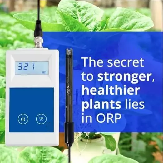 Bysafe ORP Meter Bright Backlit LCD display With Replaceable ORP probe and 2 m Cable Length, QM-PJNK-KN62