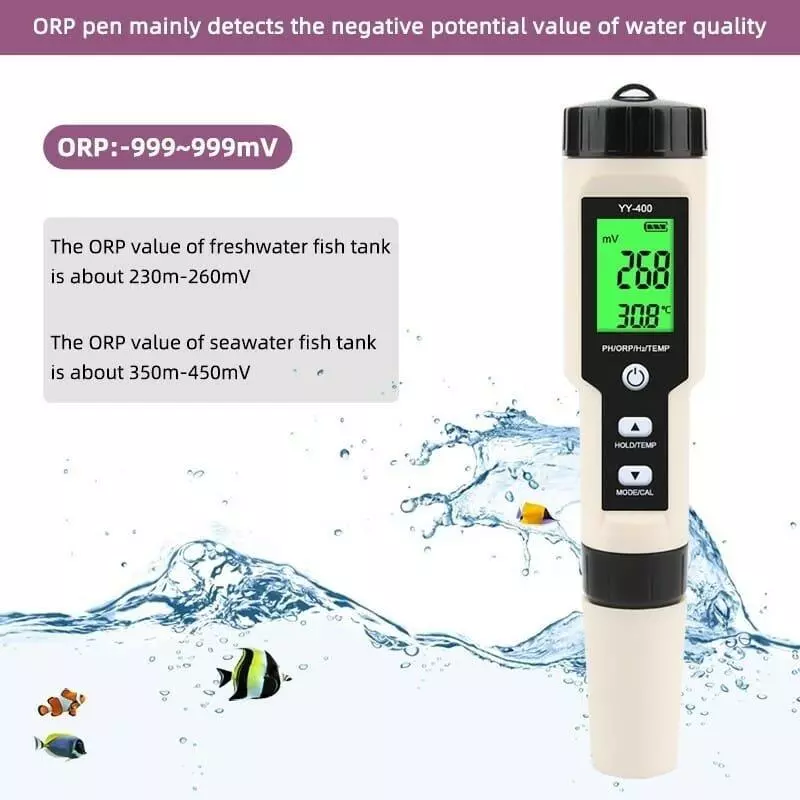 generic-dissolved-h2-meterorptemp-combo-meter-with-digital-lcd-display-and-0-to-2000-ppb-0-14-ph-measurement-range-yy400