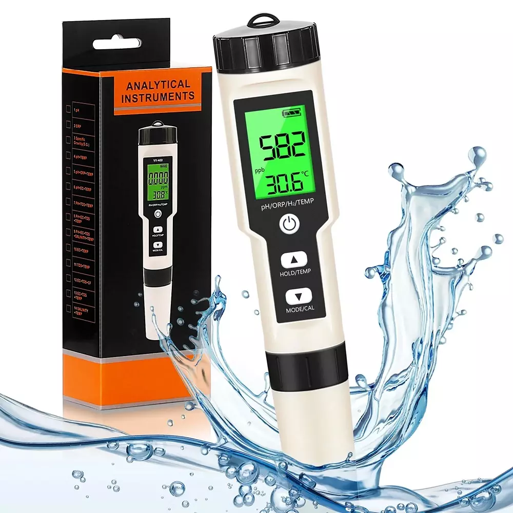 generic-dissolved-h2-meterorptemp-combo-meter-with-digital-lcd-display-and-0-to-2000-ppb-0-14-ph-measurement-range-yy400