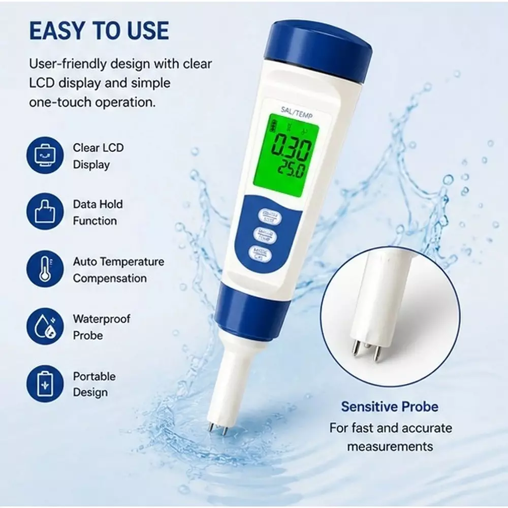 kerro-2-in-1-food-salinity-temperature-meter-titanium-probe-backlit-lcd-001--1000-measuring-range-for-hot-soups-brines-food-quality-testing-kfs-99
