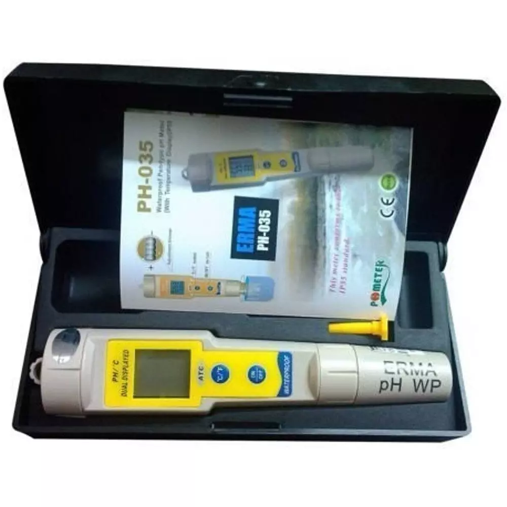 KERRO 2 in 1 pH & Temperature Meter with 0.01 pH, 0.1°C Measurement Range and ±0.03 pH, ±0.5°C Accuracy, Ph-035