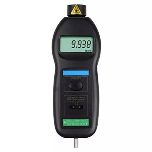 Acutek Contact+Non-Contact Combo Tachometer 2.5 to 99,999 RPM (Laser), 5 to 19,999 RPM (Contact), DT-2236C