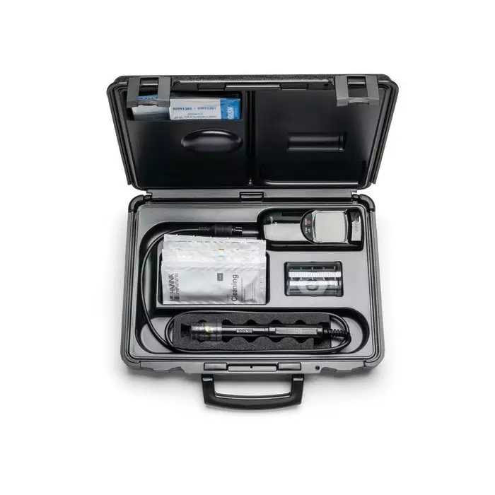 Hanna Instruments HI 991301 pH Meter, ±0.01pH Accuracy, 0.01pH Resolution, 14pH Max, +60 °C Max, HI-991301