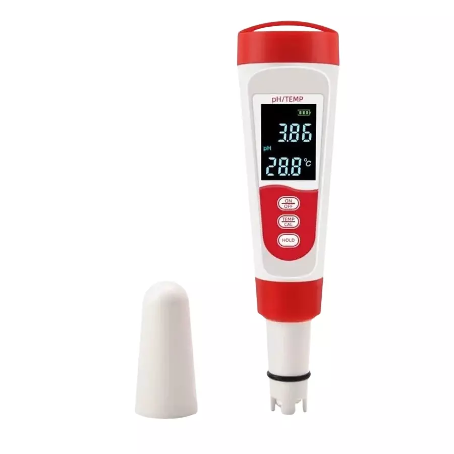 KERRO pH Meter with 3 Point Calibration, 0-14 pH Measurement Range and ±2% Accuracy, Ph-100