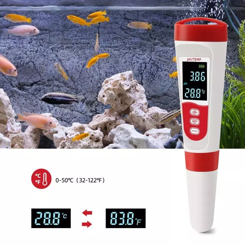 KERRO pH Meter with 3 Point Calibration, 0-14 pH Measurement Range and ±2% Accuracy, Ph-100