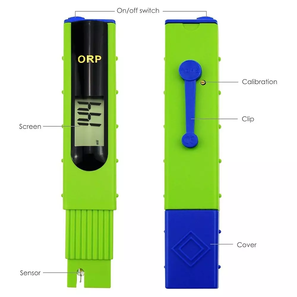 KERRO ORP Redox Tester with 1 Point Calibration, -1999 - 1999 mV Measurement Range and ±5 mV Accuracy, ORP-16961