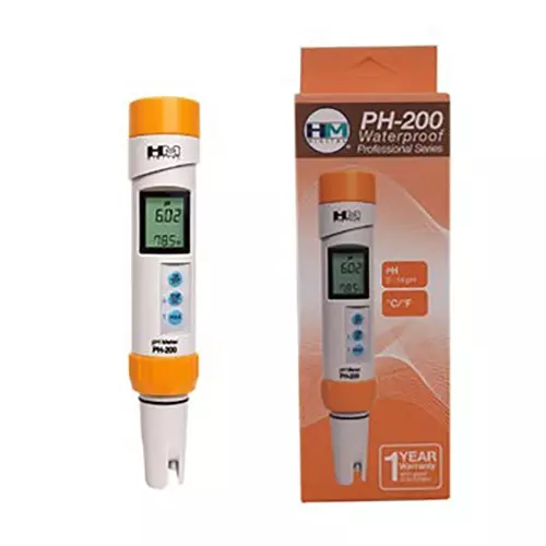 Acutek Professional HM Digital PH Meter 0.0 to 14.0 pH Range, PH-200