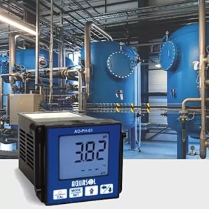 AQUASOL DIGITAL Online PH Meter (-) 2 to 16 pH Range 1% pH Accuracy 0.01 pH Resolution, AO-PH-01