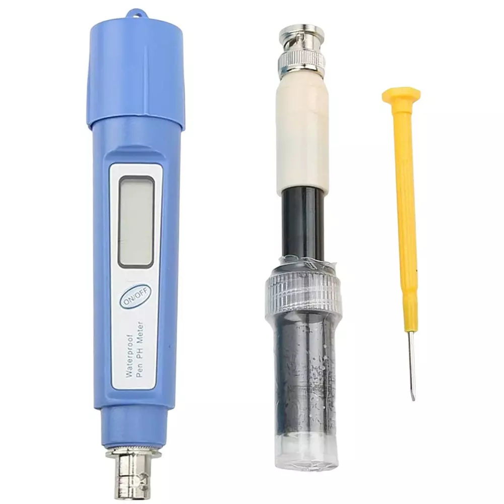 KERRO Skin pH Meter with 0-14 pH Measurement Range and LCD Display, Ph-98109 Blue