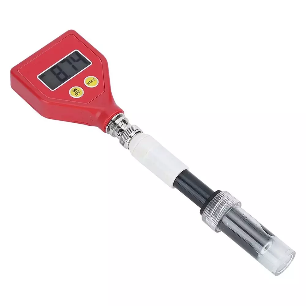 KERRO Compact PH Meter High Precision Light Weight with 0-14 pH Range and 0.01 pH Resolution, Ph-98109 Red
