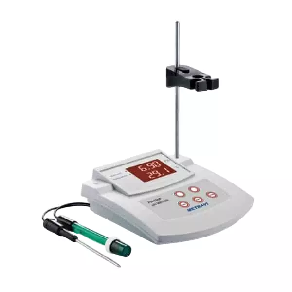 Metravi Benchtop pH Meter Range 0.00-14.00 pH, PH-700P
