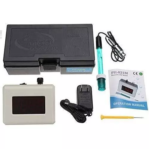 KERRO pH Meter with 4 Digit LED Display, 0-14 pH Measurement Range and 6 V DC Power Supply, Ph-025M