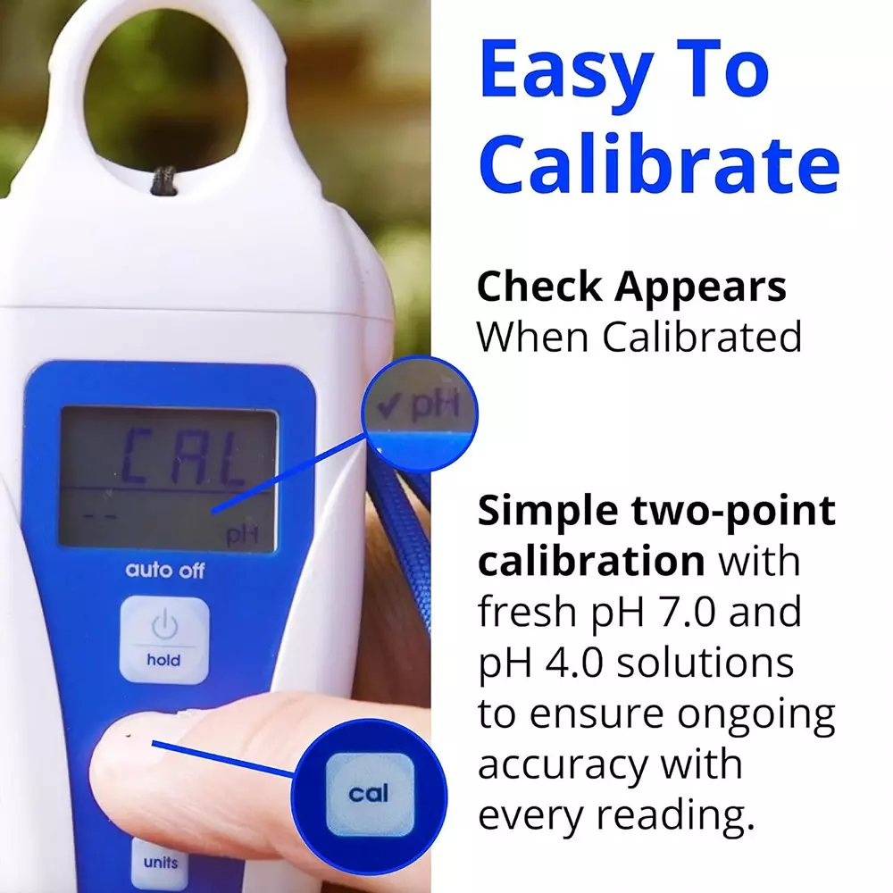 Bluelab PENSOILPH Soil Tester pH Pen 1.5 V LED Display