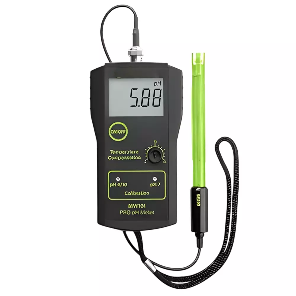 Bysafe MW101 PRO pH Meter 0-14 pH Range and ±0.02 pH Accuracy, WD-XDHT-UHM0