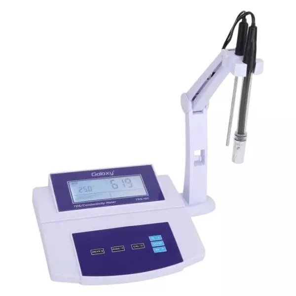 GALAXY TDS & Conductivity Meter 3 Point 0.01, 0.1, 1 Resolution 0 - 20.00, 200.0, 2000 µS/cm, 20.00, 200.0 mS/cm (5 Auto Ranges), TDS-101