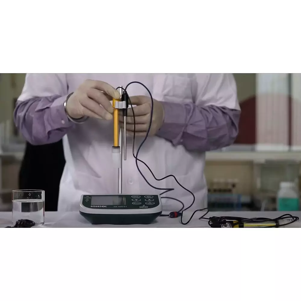 AQUASOL DIGITAL Bench Top pH Meter (-)2 to 16 Range with Large LCD Display, ‎AB-PH-01