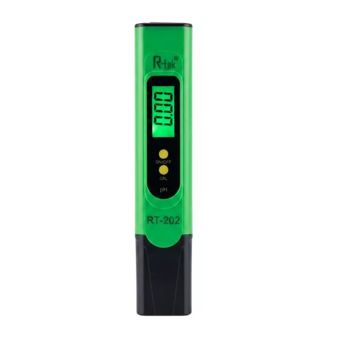 R-Tek Digital pH Meter 0.00 to 14.00 pH Measurement Range ±0.01 pH Accuracy With Automatic Calibration Support, RT-202