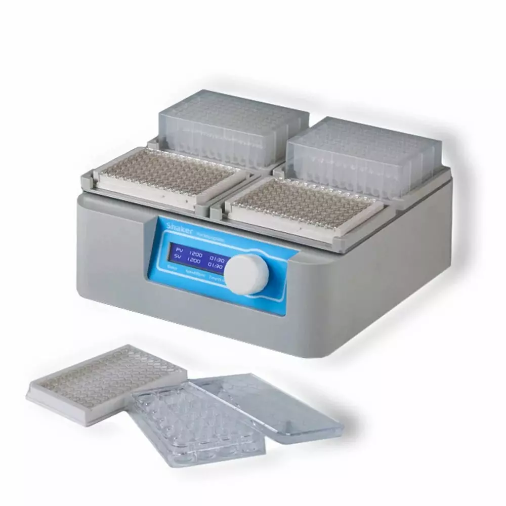 br-biochem-microplate-shaker-200-1500-rpm-shaking-speed-range-and-4x384x60-l-maximum-volume-bi-ms-100