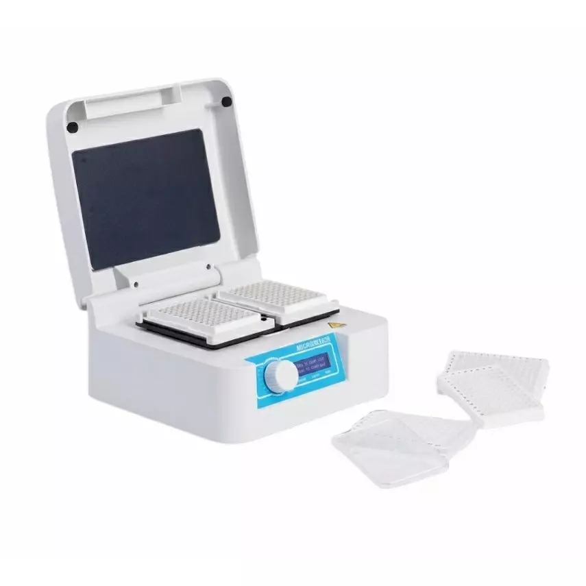 BR Biochem 300 W Microplate Incubator Shaker 300-1350 RPM Speed Range and 0-80°C Temperature Setting, BR300